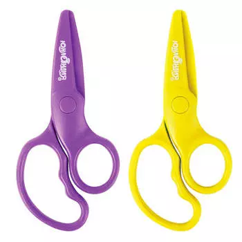 Ножницы Юнландия ёжик 127мм безопасные пластиковые лезвия 236982