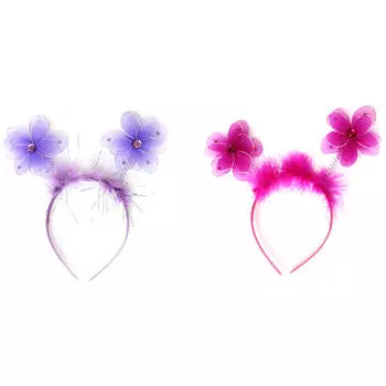 Ободок Ната-м цветочки 321