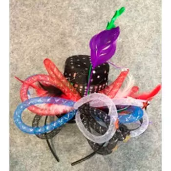 Ободок с черной шляпкой 25х14 тм141023