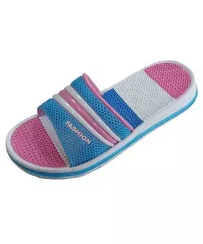 Обувь пляжная женская н5450 р37 розово-голубой