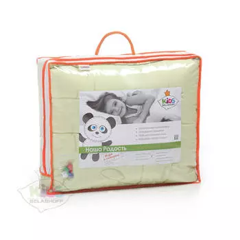 Одеяло детское белашов кидс наша радость 110*140см всесезонное бамбук кбо2