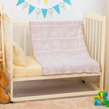 Одеяло детское Споки Ноки 85*115см хлопок/полиэстер сердечки бежевый dc135611