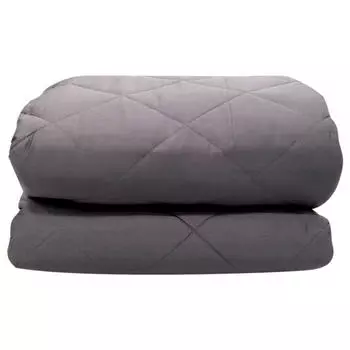 Одеяло Save&amp;Soft стеганое тяжелое 9кг пепельно-серый 193*203см