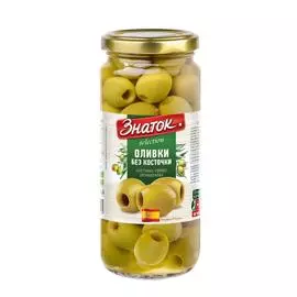 Оливки знаток 330 г б/к стекло