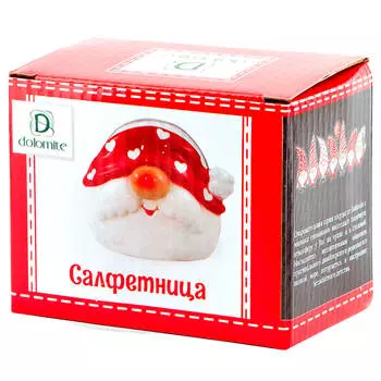 Салфетница 10*6*8,5см Dolomite фигурная сказочные гномы п/у n2520887
