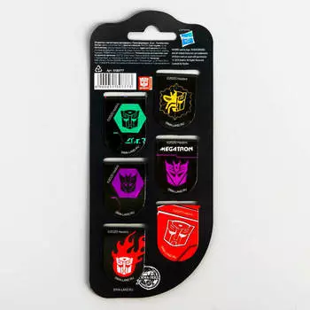 Открытка с магнитными закладками хасбро трансформеры 6 шт 5130777