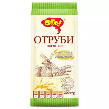 Отруби ого 200 г овсяные