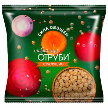 Отруби сибирские 100г сила овощей пакет