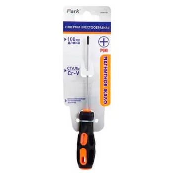 Отвертка парк крестообразная ph0 x100мм