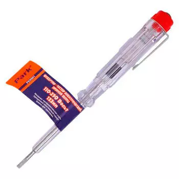 Отвертка тестер электрический парк прямой шлиц