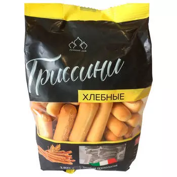 Палочки хлебные гриссини 180г русский дом