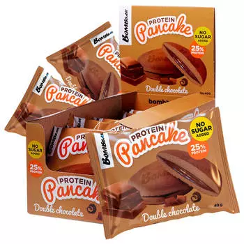 Панкейк протеиновый бомббар 40 гр двойной шоколад