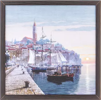 Панно деко-боксы 30*30 см венге с окантовкой 541-658