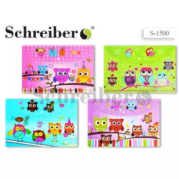 Папка а4 шрейбер на кнопке