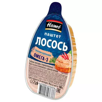 Паштет Hame 105г лосось лоток