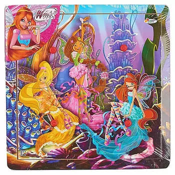 Пазл деревянный Играем вместе 4эл винкс diiv-puz-04e