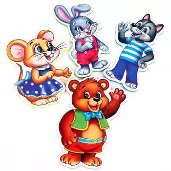 Пазл мягкий умка 4эл теремок 240165