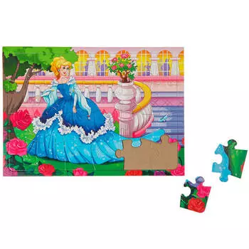 Пазл рамка 24 элемента золушка 240803