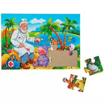 Пазл Рыжий кот 15эл любимая сказка рамка п15-6990