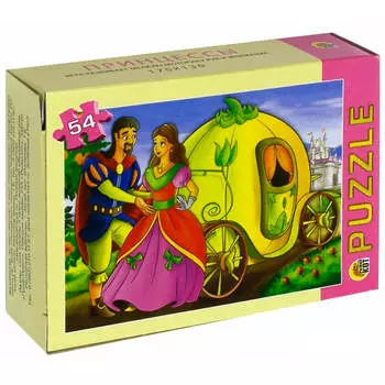 Пазл Рыжий кот 54эл принцессы п54-3665