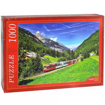 Пазлы 1000 элементов поезд среди зеленых холмов кб1000-6860