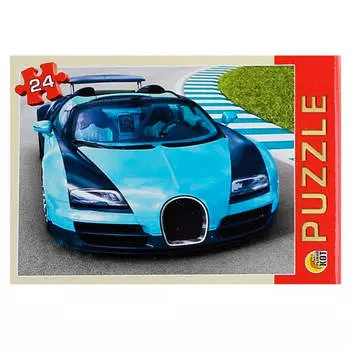 Пазлы 24 элемента лучшая машина п24-6323