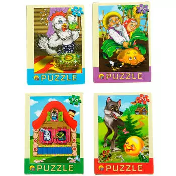 Пазлы 24 элемента первые сказки п24-6327