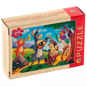 Пазлы 24 элемента популярные сказки п24-1580