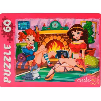 Пазлы 60 элементов феи с книгой п60-8430