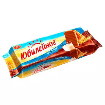 Печенье Юбилейное 116г молочное с молочной глазурью МДЛЗ