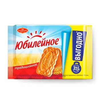 Печенье Юбилейное 313г традиционное МДЛЗ