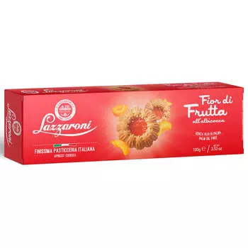 Печенье лаззарони фиор де фрута песочное 100 г