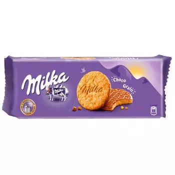 Печенье Milka 126г с овсяными хлопьями мондэлисс