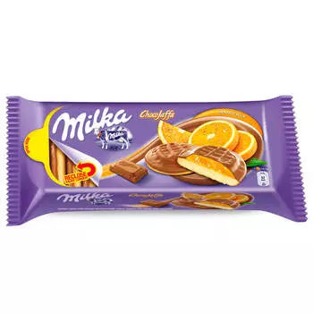 Печенье Milka 147г с апельсином мондэлисс