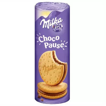 Печенье милка 260г с шоколадной пастой мондэлисс