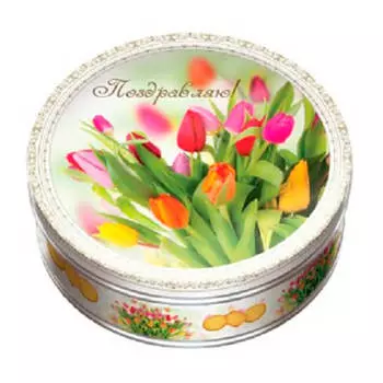 Печенье монте кристо 400 г тюльпаны ж/б