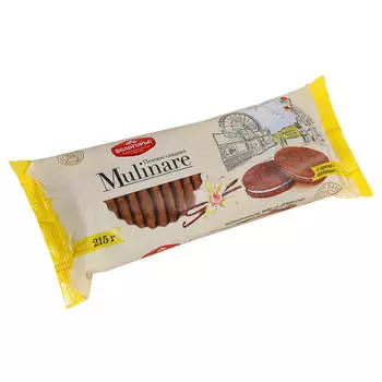 Печенье мулинаре 215 г с кремовой начинкой белогорье