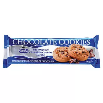 Печенье с темным шоколадом 150г Merba