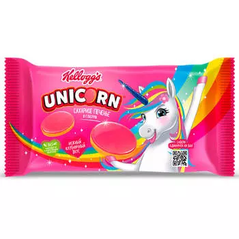 Печенье сахарное 105 г в клубничной глазури келлог