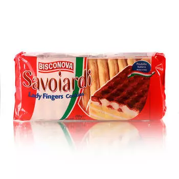 Печенье Savoiardi дамские пальчики 200г тирамису Bisconova