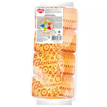 Печенье ванильное 330г Сладкая Слобода