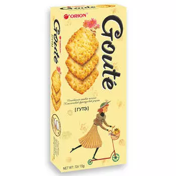 Печенье затяжное гуте 72г орион