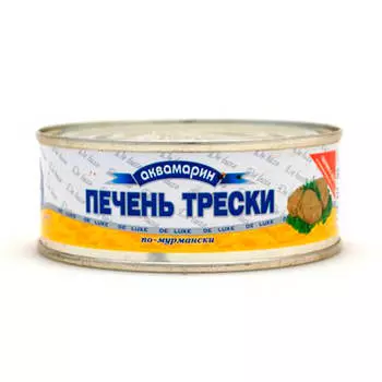 Печень трески по-Мурмански Ультрамарин 240г