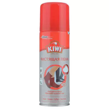 Пена чистящая киви 200 мл для кожи, замши, нубука, текстиля