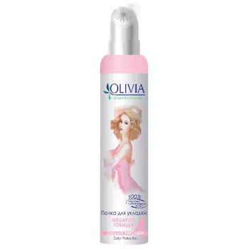 Пена д/укладки волос оливия 150мл сильная фиксация родиола розовая