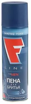Пена для бритья эф лайн 225 мл визит с д-пантенолом синий