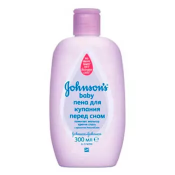 Пена для купания Johnson's baby 300мл детская перед сном