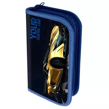 Пенал 1 отделение д/мальчиков ассорти 74695