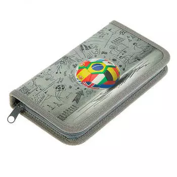 Пенал 1 отделение средний футбол 190х90см ламинированный картон молния пкс-фут