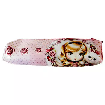 Пенал центрум объёмный девочка 1 отделение на молнии 21*9*4 см 89176